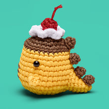 Load image into Gallery viewer, Fred The Dino: Sweetie Edition Crochet Kit
