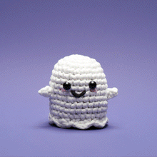 Load image into Gallery viewer, Snooky the Ghost Crochet Kit