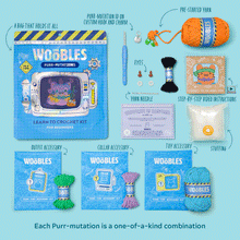 Load image into Gallery viewer, One-of-a-Kind Purr-Mutation Crochet Kit
