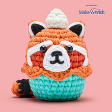 Load image into Gallery viewer, Paige the Red Panda: Cupcake Edition Crochet Kit