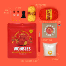 Load image into Gallery viewer, Kaida the Dragon Red Crochet Kit