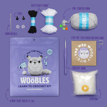 Load image into Gallery viewer, Emi the Wolf Crochet Kit