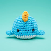 Load image into Gallery viewer, Bjørn the Narwhal Crochet Kit