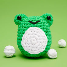 Load image into Gallery viewer, Henri the Frog Crochet Kit
