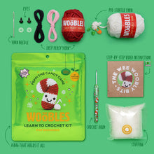 Load image into Gallery viewer, Peppi the Candy Cane Crochet Kit
