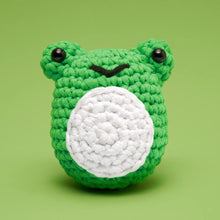 Load image into Gallery viewer, Henri the Frog Crochet Kit
