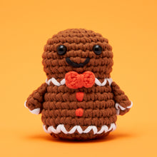 Load image into Gallery viewer, Ted the Gingerbread Man Crochet Kit
