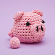 Load image into Gallery viewer, Bacon the Pig Crochet Kit
