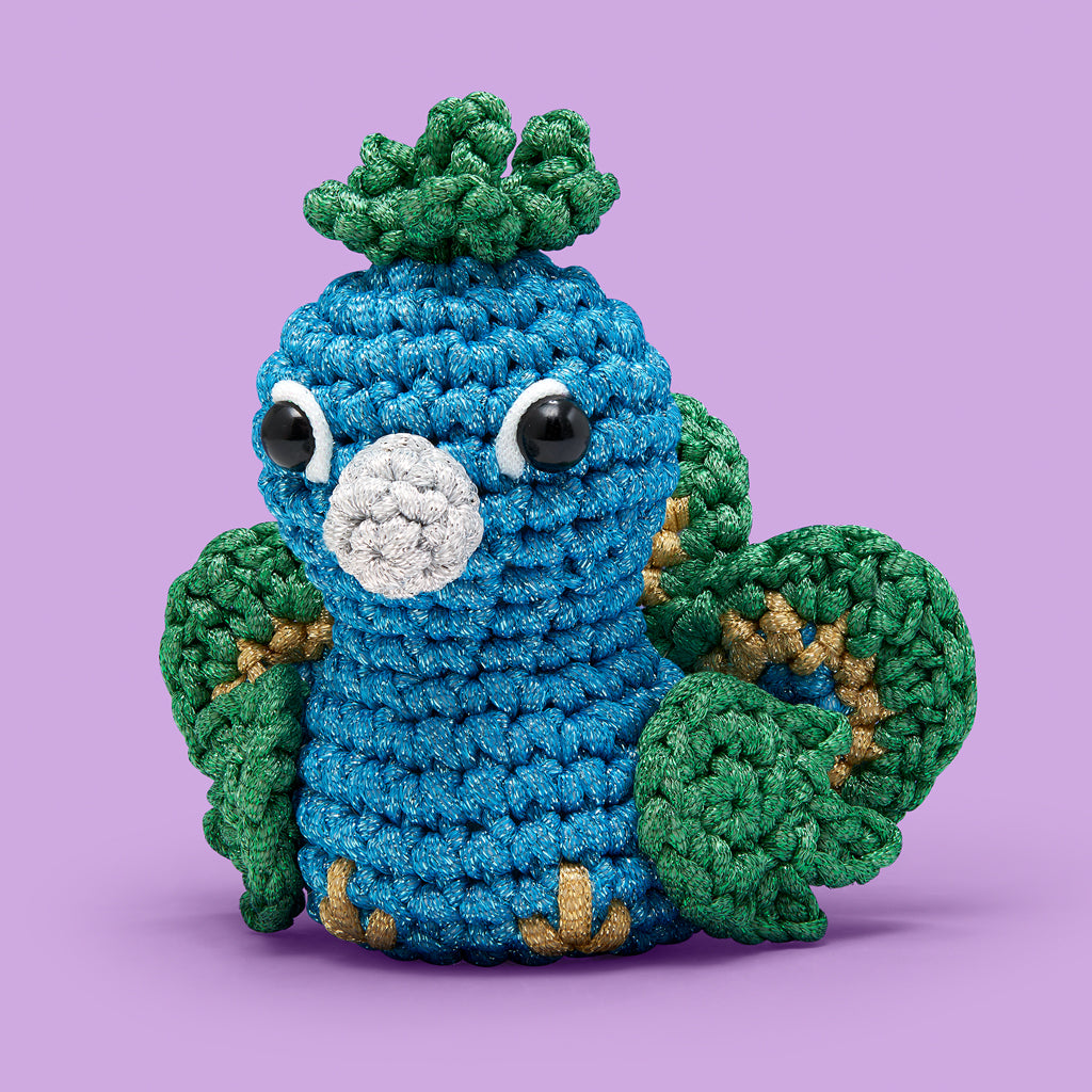 Reginald the Peacock Crochet Kit