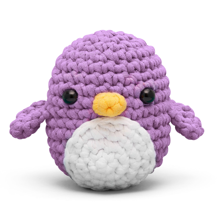 Pierre the Penguin Purple Crochet Kit