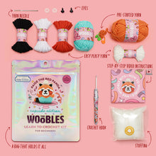 Load image into Gallery viewer, Paige the Red Panda: Cupcake Edition Crochet Kit
