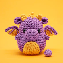 Load image into Gallery viewer, Kaida the Dragon Crochet Kit
