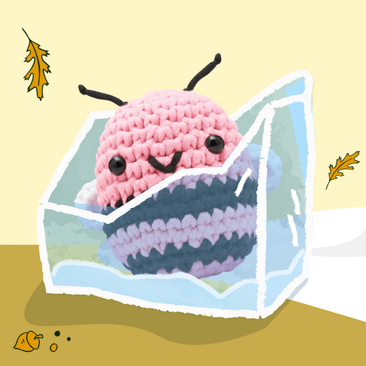 Cornelius the Bee Pink Crochet Kit