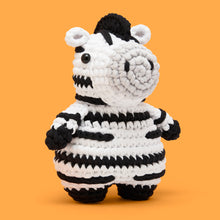 Load image into Gallery viewer, Jasper the Zebra Crochet Kit
