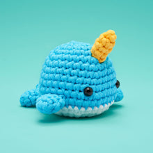 Load image into Gallery viewer, Bjørn the Narwhal Crochet Kit
