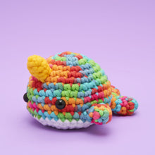 Load image into Gallery viewer, Bjørn the Narwhal Rainbow Crochet Kit
